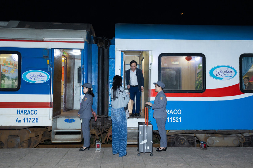 Đường sắt sắp khai thác đoàn tàu chất lượng cao tuyến Hà Nội-Vinh. (Ảnh: PV/Vietnam+)