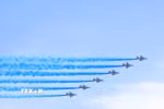 Lực lượng Không quân Kazakhstan trình diễn tại lễ duyệt binh. (Ảnh: TTXVN)