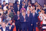 Tổng Bí thư, Chủ tịch nước Tô Lâm đến dự Lễ kỷ niệm 30 năm thành lập Hội đồng Lý luận Trung ương. (Ảnh: Văn Điệp/TTXVN)