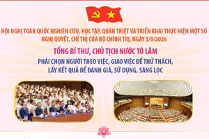 Tổng Bí thư, Chủ tịch nước Tô Lâm phát biểu chỉ đạo tại Hội nghị toàn quốc nghiên cứu, học tập, quán triệt và triển khai thực hiện một số Nghị quyết, Chỉ thị của Bộ Chính trị