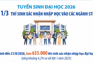Tuyển sinh đại học 2026: Có 1/3 thí sinh xác nhận nhập học vào các ngành STEM 
