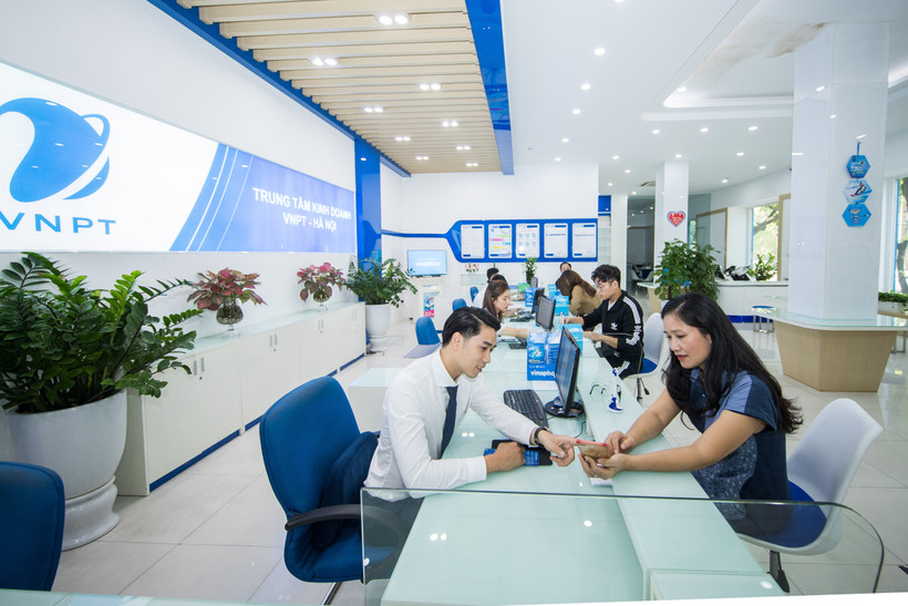 Tinh thần xuyên suốt của mô hình mới của VNPT là “lấy khách hàng làm trung tâm.” (Ảnh: PV/Vietnam+) 