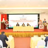 Quang cảnh Lễ kỷ niệm 75 năm thành lập Hội Nhà báo Việt Nam và Hội nghị toàn quốc năm 2025 của Hội Nhà báo Việt Nam diễn ra ngày 21/4 tại Hà Nội. (Ảnh: PV/Vietnam+)