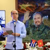 Đại sứ Cuba tại Việt Nam Rogelio Polanco Fuentes phát biểu tại sự kiện. (Ảnh: Minh Vũ/Vietnam+)