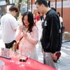 Sự kiện tôn vinh những biểu tượng đặc trưng nhất của truyền thống ẩm thực Italy: bột mì và bánh mì, rượu vang... (Ảnh: ĐSQ)