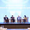 Phiên toàn thể số 3 mang chủ đề "Ứng dụng trí tuệ nhân tạo tại ASEAN: Không để ai bị bỏ lại phía sau." (Ảnh: An Đăng/TTXVN)