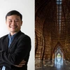 Kiến trúc sư Võ Trọng Nghĩa và công trình Nhà đón Grand World Phú Quốc. (Ảnh: Giải thưởng Fukuoka/Hiroyuki Oki)