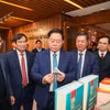 Ông Nguyễn Trọng Nghĩa, Ủy viên Bộ Chính trị, Bí thư Trung ương Đảng, Trưởng Ban Tuyên giáo và Dân vận Trung ương thăm và làm việc tại Nhà xuất bản Chính trị quốc gia Sự thật. (Ảnh: Nam Nguyễn/Vietnam+)