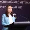 Thứ trưởng Bộ Ngoại giao Nguyễn Minh Hằng phát biểu khai mạc Hội thảo. (Ảnh: BNG)