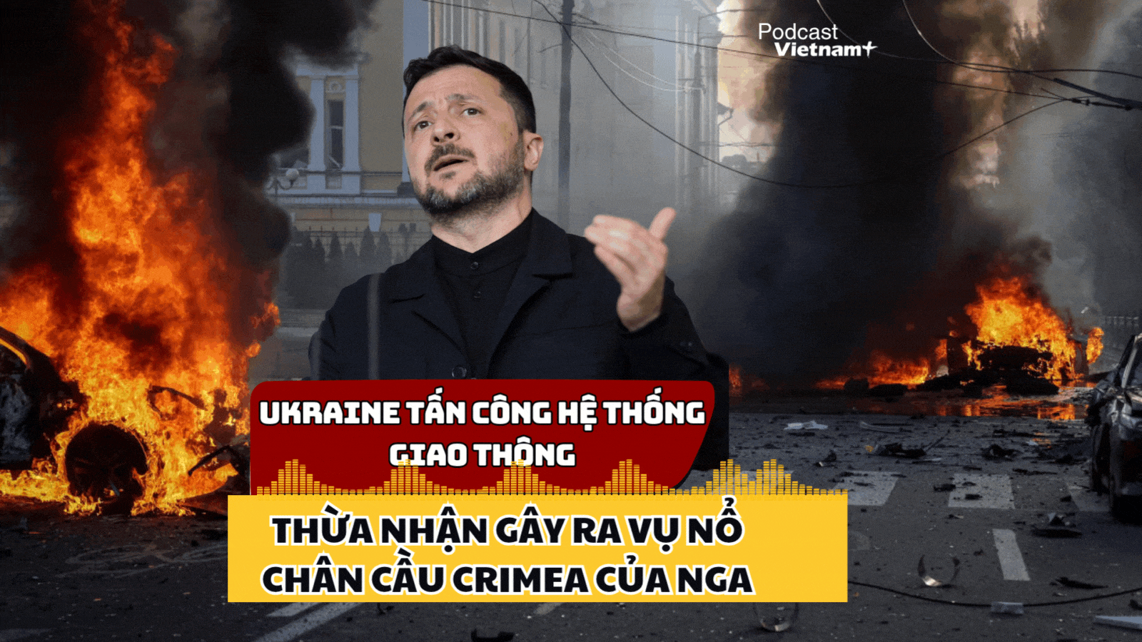 Ukraine đánh mạnh vào hệ thống giao thông Nga, thừa nhận gây ra vụ nổ cầu Crimea
