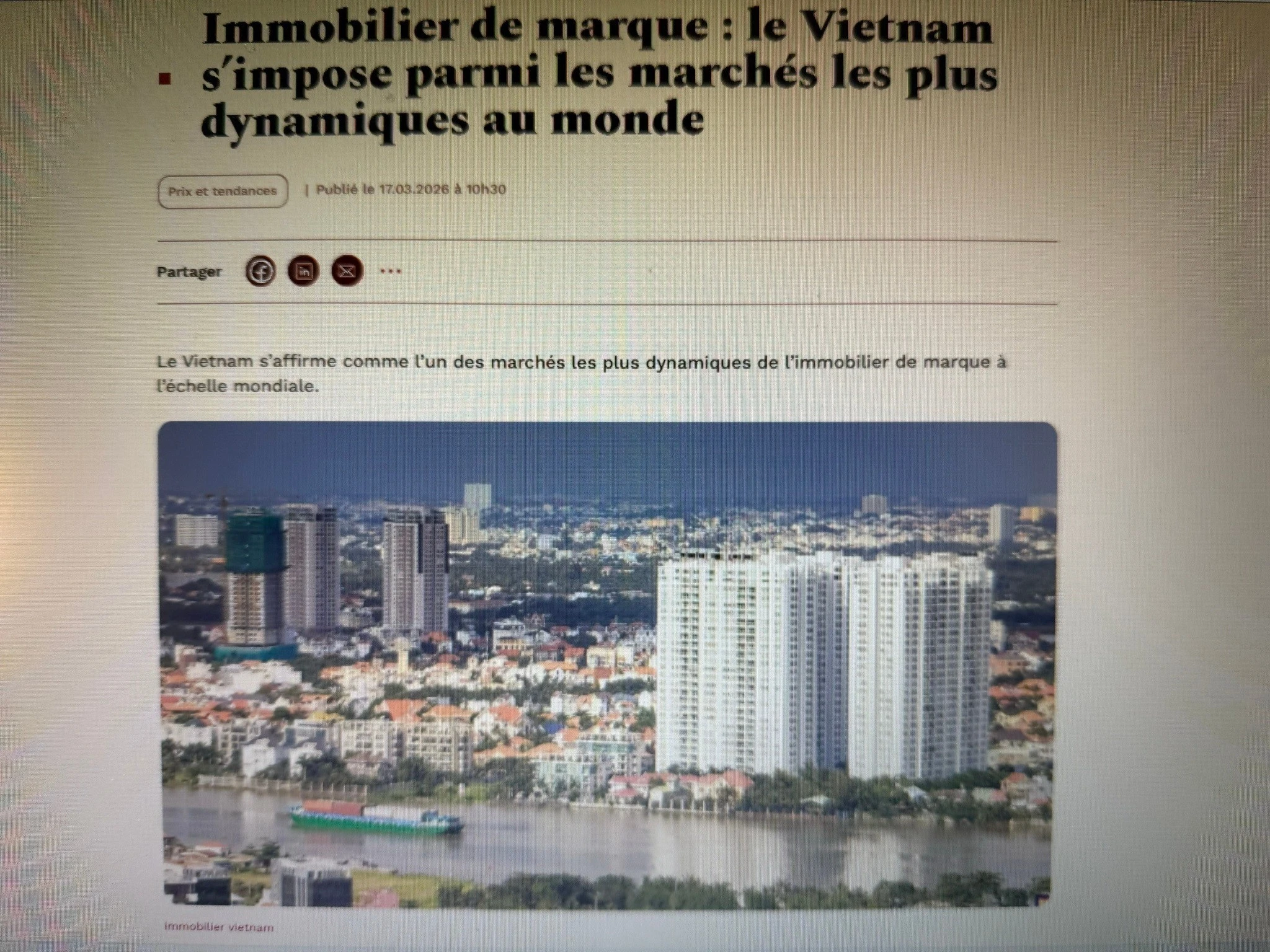 Việt Nam Vươn Lên Nhóm Dẫn Đầu Bất Động Sản Hàng Hiệu Toàn Cầu
