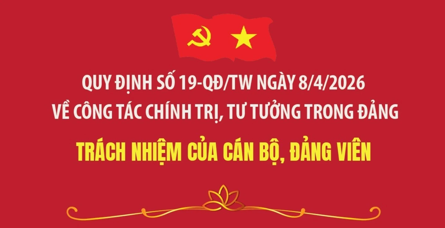 Quy Định Mới Về Công Tác Chính Trị, Tư Tưởng Trong Đảng: Trách Nhiệm Cán Bộ, Đảng Viên Được Làm Rõ