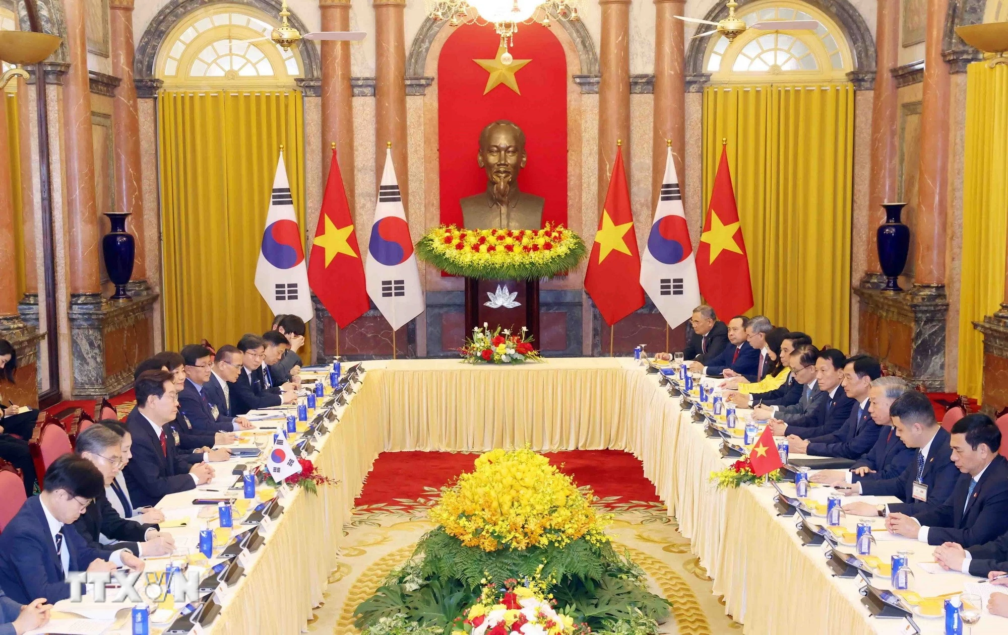 Tổng Bí thư, Chủ tịch nước Tô Lâm hội đàm với Tổng thống Hàn Quốc Lee Jae-myung