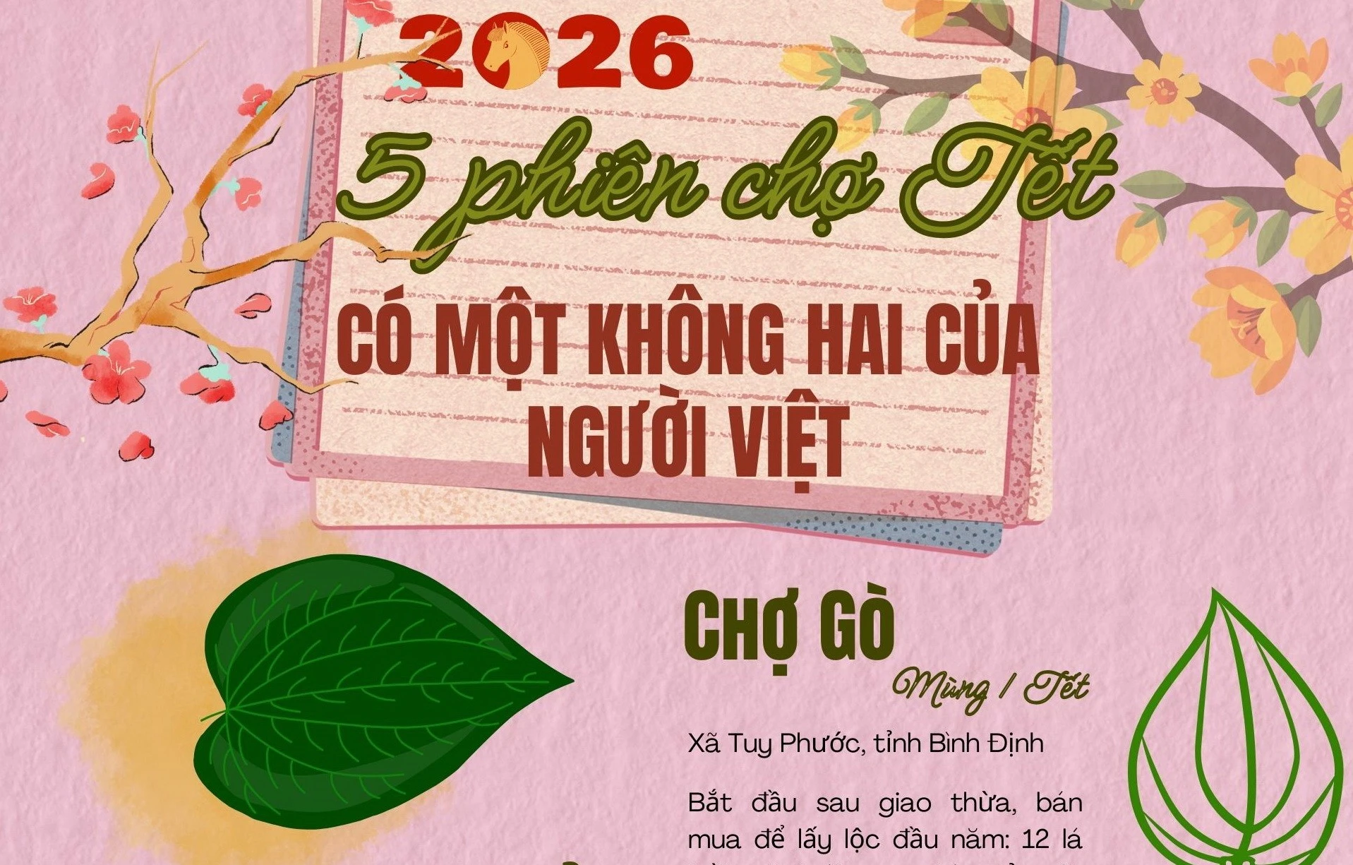 5 Phiên Chợ Tết Cổ Truyền: Nét Văn Hóa Độc Đáo Của Người Việt