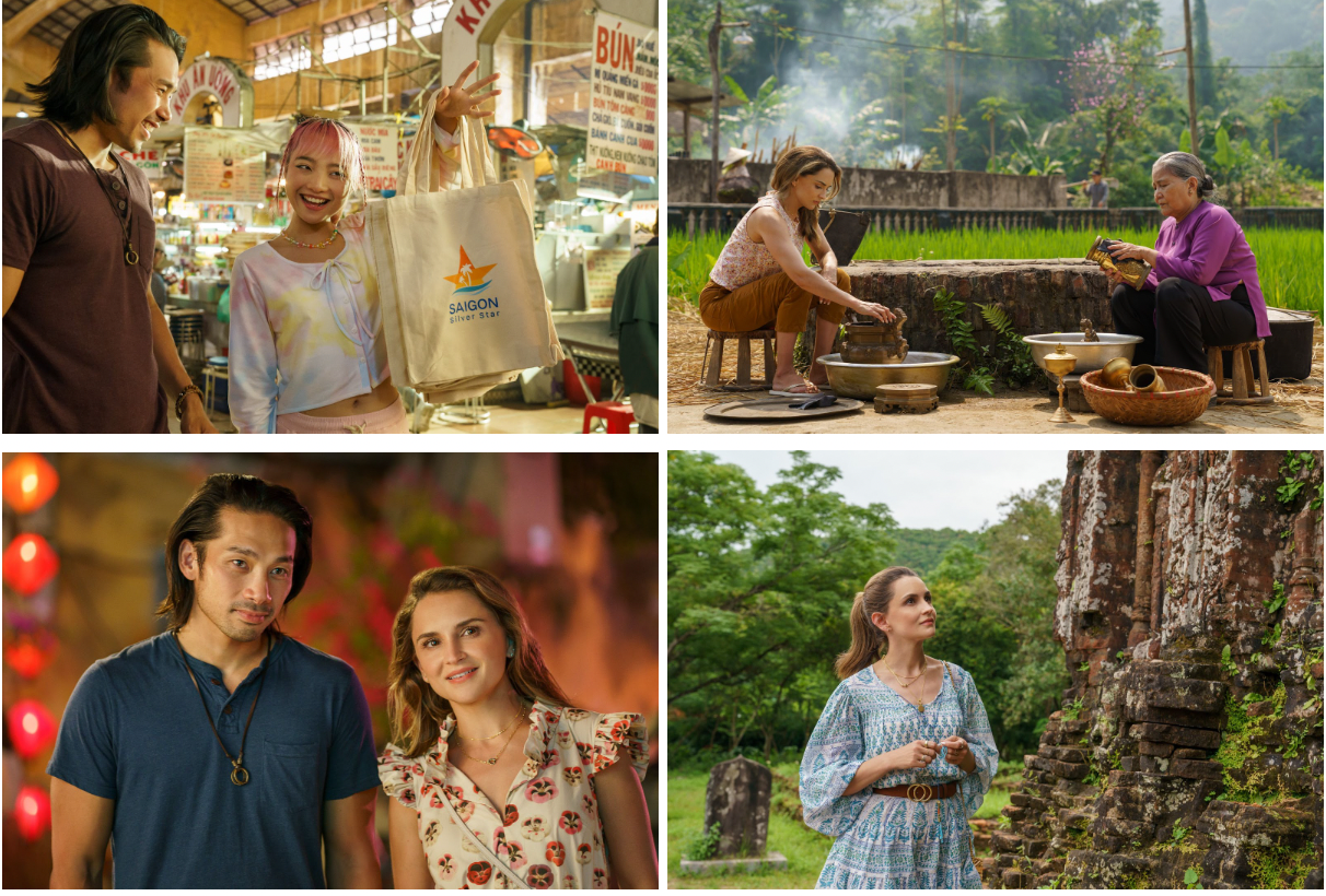 Loạt điểm đến của Việt Nam xuất hiện trong bộ phim nổi tiếng "A tourist's guide to love." (Ảnh: Đoàn làm phim)