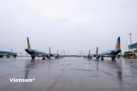 Ngành Hàng không đã lên các phương án chủ động phòng chống, ứng phó với siêu bão Ragasa. (Ảnh: Việt Hùng/Vietnam+)