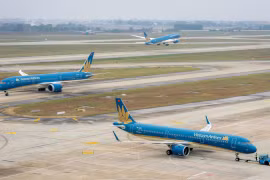 Theo kế hoạch, Vietnam Airlines Group sẽ khai thác 28.300 chuyến bay nội địa với gần 5,5 triệu ghế trong dịp cao điểm Hè năm nay. (Ảnh: PV/Vietnam+)
