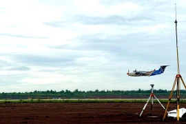 Sân bay Quốc tế Long Thành đã hoàn thành công tác bay hiệu chuẩn. (Nguồn ảnh: VATM cung cấp)