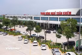 Trạm dừng nghỉ trên cao tốc Cao Bồ-Mai Sơn do Tập đoàn Xuân Khiêm vận hành và khai thác. (Ảnh: Việt Hùng/Vietnam+)