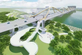 Phối cảnh cầu Trần Hưng Đạo.