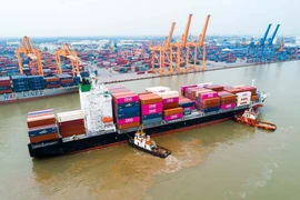 Tỉnh Quảng Ninh từ lâu đã được xác định là một trong những đầu tàu quan trọng trong chiến lược phát triển kinh tế cảng biển quốc gia. (Ảnh: Việt Hùng/Vietnam+)
