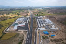 Trạm dừng nghỉ trên cao tốc Vĩnh Hảo-Phan Thiết đã được chấp thuận đưa vào vận hành, khai thác. (Ảnh: Cục Đường bộ Việt Nam cung cấp)