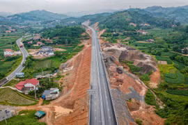 Một Dự án đường cao tốc qua địa bàn tỉnh Lạng Sơn. (Ảnh: PV/Vietnam+)