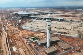 Đài Kiểm soát không lưu Cảng Hàng không quốc tế Long Thành đã được hoàn thành và sẵn sàng đón chuyến bay kỹ thuật đầu tiên hạ cánh xuống sân bay này. (Ảnh: VATM cung cấp) 