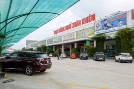 Trạm dừng nghỉ Xuân Khiêm trên đoạn tuyến cao tốc Cao Bồ-Mai Sơn được đưa vào vận hành, khai thác. (Ảnh: Việt Hùng/Vietnam+)