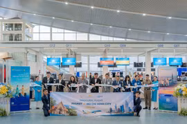 Vietnam Airlines khai trương đường bay thẳng giữa Thành phố Hồ Chí Minh và Phuket. (Ảnh: PV/Vietnam+)