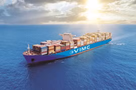 Đội tàu biển Việt Nam đã có nhiều tuyến vận tải sang các châu lục trên Thế giới. (Ảnh: PV/Vietnam+)