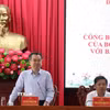 Đồng chí Nguyễn Thanh Nghị, Ủy viên Bộ Chính trị, Bí thư Trung ương Đảng, Trưởng ban Chính sách, chiến lược Trung ương phát biểu. (Ảnh: Ngọc Minh/TTXVN)