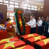 Tổng Bí thư, Chủ tịch nước Tô Lâm dâng hương tại Nhà bia tưởng niệm các Anh hùng liệt sỹ. (Ảnh: Thống Nhất/TTXVN)