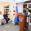Đại biện lâm thời của Đại sứ quán Malaysia, Klarissa Low, nhấn mạnh tinh thần đoàn kết của ASEAN. (Ảnh: Việt Hùng/TTXVN)