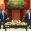 Tổng Bí thư Tô Lâm tiếp Đại sứ Liên bang Nga tại Việt Nam Gennady Bezdetko. (Ảnh: Thống Nhất/TTXVN)