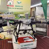 Ứng dụng công nghệ thiết bị bay không người lái trong sản xuất nông nghiệp công nghệ cao tại Đắk Lắk. (Ảnh: Kha Phạm/TTXVN)