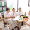 Việc triển khai các mô hình nhằm đáp ứng nhu cầu chăm sóc sức khỏe ngày càng cao của người cao tuổi, người khuyết tật và các nhóm yếu thế trên địa bàn. (Ảnh: Văn Điệp/TTXVN)