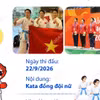 ASIAD 2026: Đồng đội nữ môn Karate giành huy chương Vàng đầu tiên cho Việt Nam