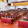 Quang cảnh Hội nghị tại điểm cầu Tỉnh ủy.
