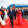 Chủ tịch Quốc hội Trần Thanh Mẫn và Phu nhân đến Seoul, bắt đầu thăm chính thức Hàn Quốc. (Ảnh: Doãn Tấn/TTXVN)