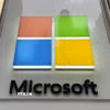 Biểu tượng Microsoft tại một cửa hàng ở New York, Mỹ. (Ảnh: Kyodo/TTXVN)