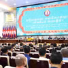 Quang cảnh phiên khai mạc Hội nghị Ban Chấp hành Trung ương Đảng Nhân dân Campuchia (Khóa V) mở rộng lần thứ 45. (Ảnh: Huỳnh Thảo/TTXVN)