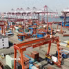 Cảng hàng hóa Thanh Đảo, tỉnh Sơn Đông, Trung Quốc. (Ảnh: THX/TTXVN)
