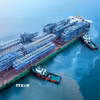 Gần 2.000 tấn Module “Made in Vietnam” do Doosan Vina sản xuất trên đường đến thị trường Hoa Kỳ. (Nguồn: TTXVN)