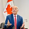 Đại sứ Canada tại Việt Nam Jim Nickel trả lời phỏng vấn của phóng viên Thông tấn xã Việt Nam. (Ảnh: Việt Đức/TTXVN)