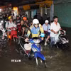Một điểm ngập ở Thành phố Hồ Chí Minh. (Ảnh minh họa. Nguồn: TTXVN)