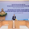 Phó Thủ tướng Bùi Thanh Sơn, Trưởng Ban Chỉ đạo quốc gia về ODA và vốn vay ưu đãi phát biểu. (Ảnh: An Đăng/TTXVN)