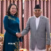 Phó Chủ tịch nước Võ Thị Ánh Xuân hội kiến Tổng thống Nepal Ram Chandra Poudel. (Ảnh: Ngọc Thúy/TTXVN)