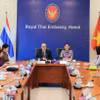 Quang cảnh buổi gặp mặt các giáo viên từng nhận Giải thưởng Công chúa Thái Lan Maha Chakri Sirindhorn tại Hà Nội. (Ảnh: An Đăng/TTXVN)
