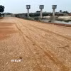 Đoạn tiếp nối với dự án Nâng cấp hệ thống thủy lợi sông Lèn và sông Hoàng Mai (KEXIM1) đã xảy ra sự cố sạt lở khoảng 100m đê tả sông Càn. (Ảnh: Khiếu Tư/TTXVN)